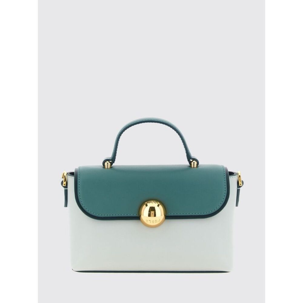 Furla Women Furla Moonlight Bicolour Mini Leather Handbag With Shoulder Strap